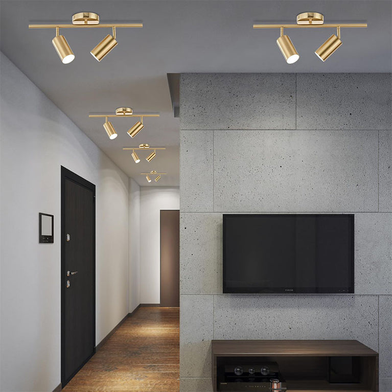 BOKT Mid Century Modern 2-Lights LED Track Lighting