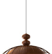 BOKT Nordic Vintage Wood Pendant Light  LED Dimmable for Kitchen Island (BPC015)