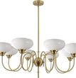 BOKT French Chandelier 8-Lights Large Dining Room Gold Chandelier（BPC017）