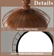 BOKT Nordic Vintage Wood Pendant Light  LED Dimmable for Kitchen Island (BPC015)
