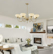 BOKT French Chandelier 8-Lights Large Dining Room Gold Chandelier（BPC017）