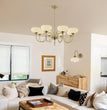 BOKT French Chandelier 8-Lights Large Dining Room Gold Chandelier（BPC017）