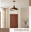 BOKT Nordic Vintage Wood Pendant Light  LED Dimmable for Kitchen Island (BPC015)